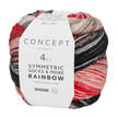 Sockenwolle Symmetric Socks & More Rainbow von Katia