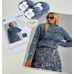 WoolBag Pullover aus Aparta-Print von Junghans-Wolle, Blau