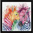 Stickbild - Colorful Zebras