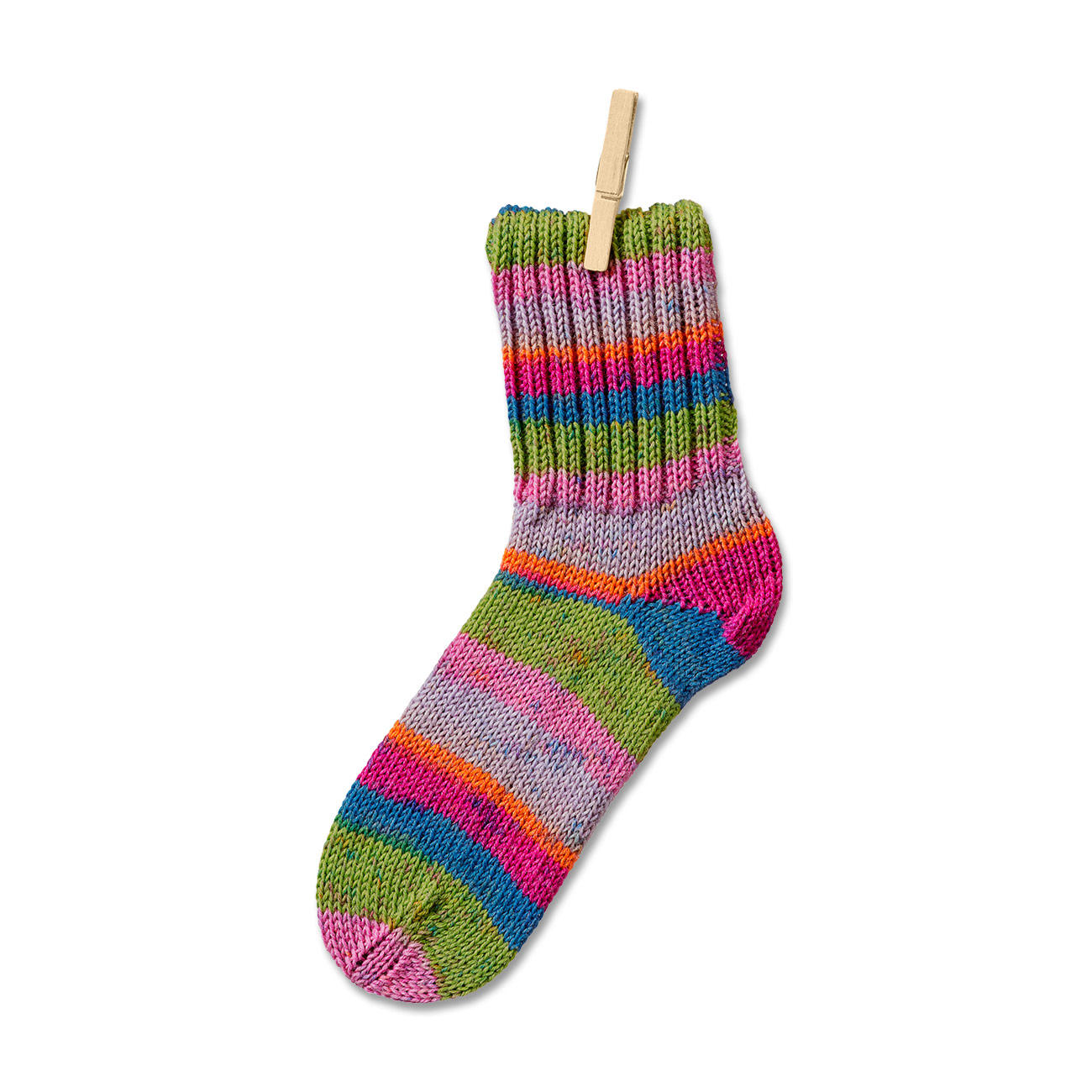 Modell 805/3, socken, aus freizeit color 6 fädig von junghans ...