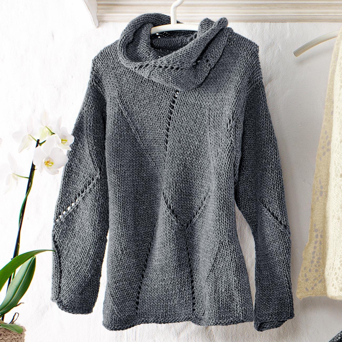 Anleitung 164/1, Damenpullover aus Clou, 1 versch. Farben
