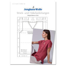 Anleitungsheft für Strick- und Häkelanleitungen für Frühjahr/Sommer 2026.