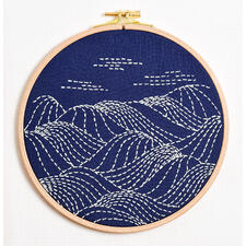 Sashiko Stickbild - Meer