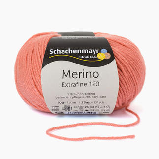 Merino Extrafine 120 von Schachenmayr in Koralle