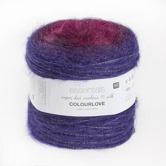 Essentials Super Kid Mohair Loves Silk Colourlove von Rico Design 