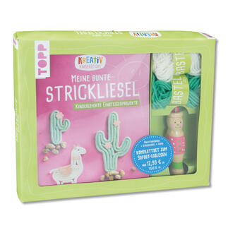 Kreativ-Set - Meine bunte Strickliesel 