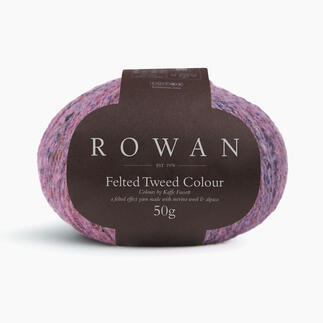 Felted Tweed Colour Garn von Rowan in lila