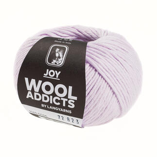 Wollknäuel 'Joy' von WOOLADDICTS in der Farbe Orchidee