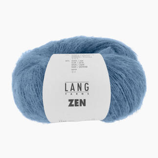 Wollknäuel 'Zen' von LANG Yarns in Himmelblau