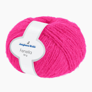 Fenella von Junghans-Wolle in leuchtendem Pink