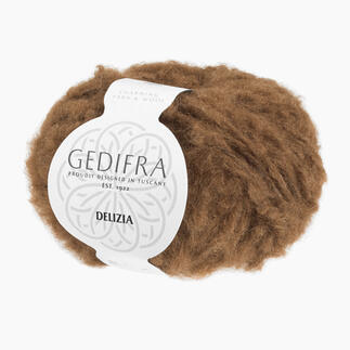 Wolle Delizia von Gedifra in Braun.