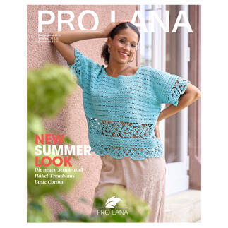Heft Pro Lana Basic Cotton mit neuen Stricktrends
