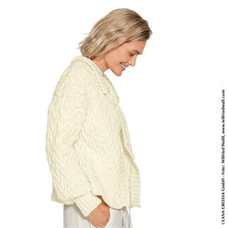 Anleitung 461/1, Cardigan aus Cool Merino von Lana Grossa 