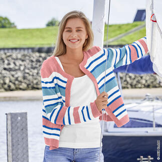Anleitung 183/2, Jacke aus Peach Cotton von Schachenmayr 