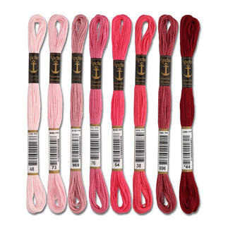 Anchor-Sticktwist Rosa/Pink Sie haben eine riesige Farbauswahl. Coats/Mez ist die führende Qualitätsmarke für Stickgarne.