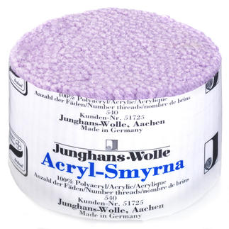 Acryl-Smyrna-Knüpfpack, 50 g Für Ihre eigenen Entwürfe: hochwertige Junghans-Garne zum Knüpfen Für Ihre eigenen Entwürfe: hochwertige Junghans-Garne zum Knüpfen