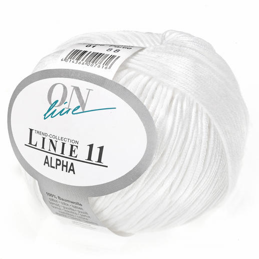 Linie 11 Alpha von ONline, 001 Weiss 