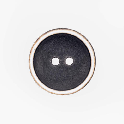 Jim Knopf Basic-Kinder-Knopf, schwarzer Kunststoffknopf