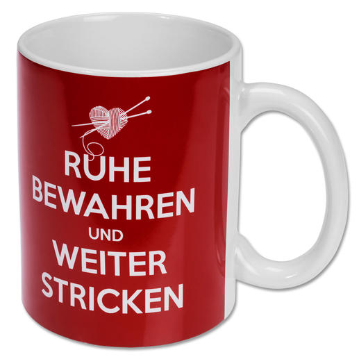 Kaffee- oder Teebecher von Strickimicki 