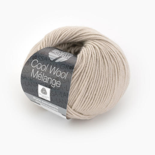 Lana Grossa Fb Cool Wool Melange 142 dunkelrot 50 g Wolle Kreativ