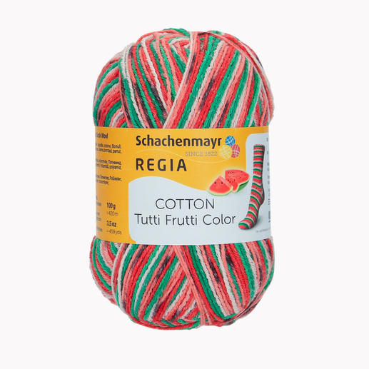 Sockenwolle Regia Cotton Tutti Frutti Color, 4-fädig von Schachenmayr 