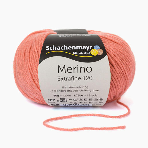 Merino Extrafine 120 von Schachenmayr in Koralle