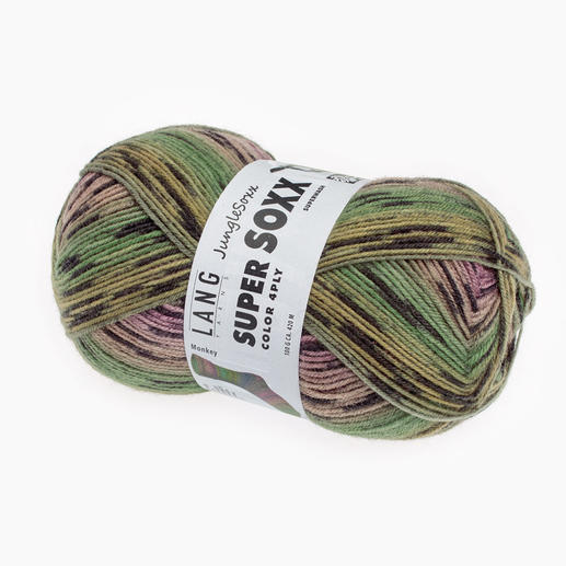 Sockenwolle Super Soxx Jungle Color von LANG Yarns 