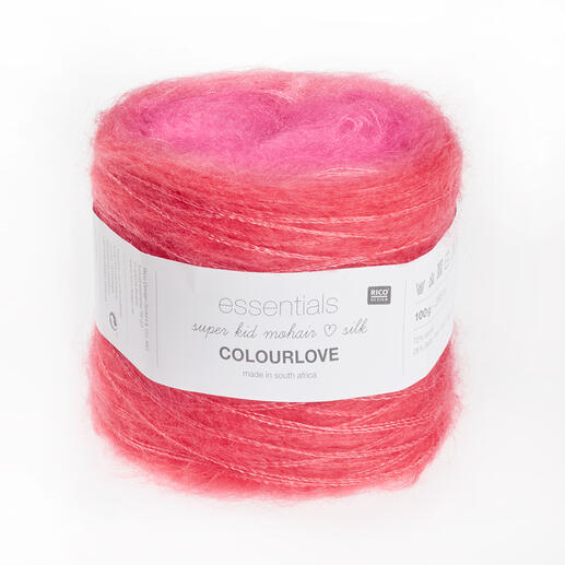 Essentials Super Kid Mohair Loves Silk Colourlove von Rico Design 