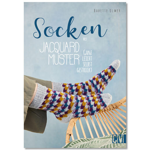 Buch - Socken mit Jacquard-Muster 