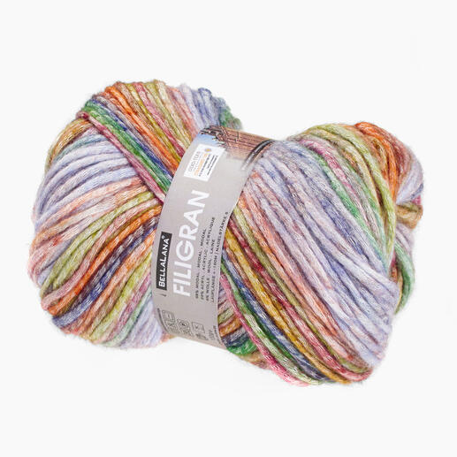 Filigran von BellaLana in Gelb, Grün, Rosé und Braun