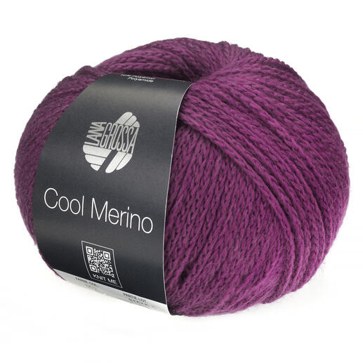 Wollknäuel Cool Merino von Lana Grossa in Fuchsia
