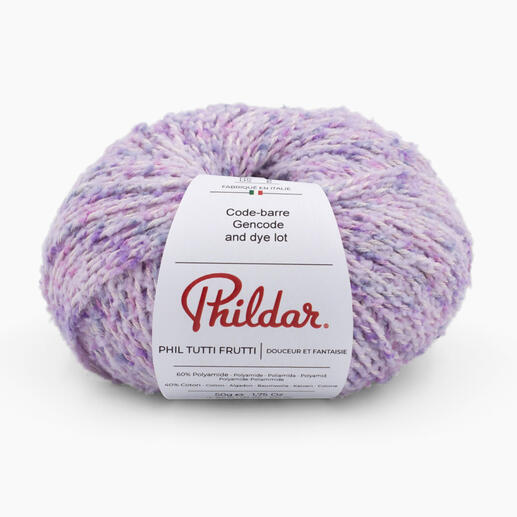 Wollknäuel Phil Tutti Frutti in pastellfarbenem Mauve