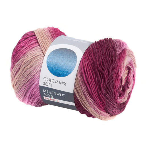 Sockenwolle Meilenweit 100 Color Mix Soft von Lana Grossa 