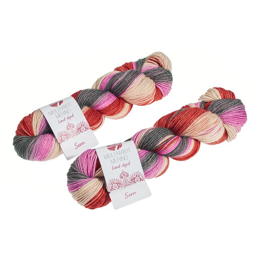 Sockenwolle Meilenweit Merino Hand-Dyed 50 Special von Lana Grossa 