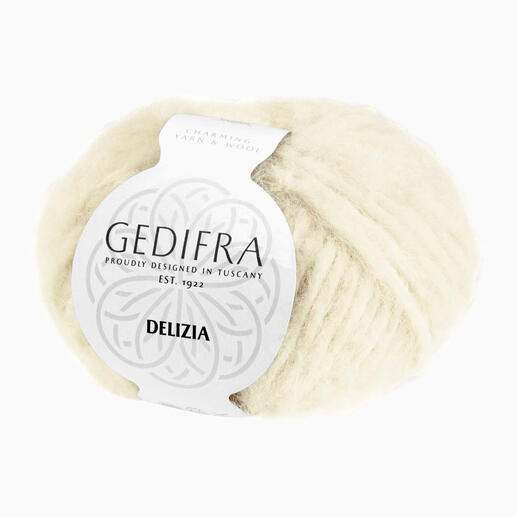 Wolle Delizia von Gedifra in Naturfarbe.