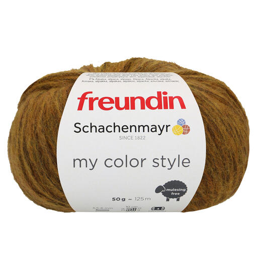 Wollknäuel my color style von freundin x Schachenmayr in der Farbe Spice.