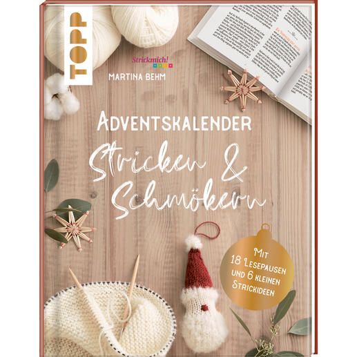 Buch - Adventskalender Stricken & Schmökern  