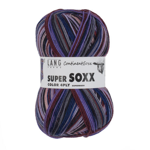 Sockenwolle Super Soxx Continents Soxx 4-fach von LANG Yarns 