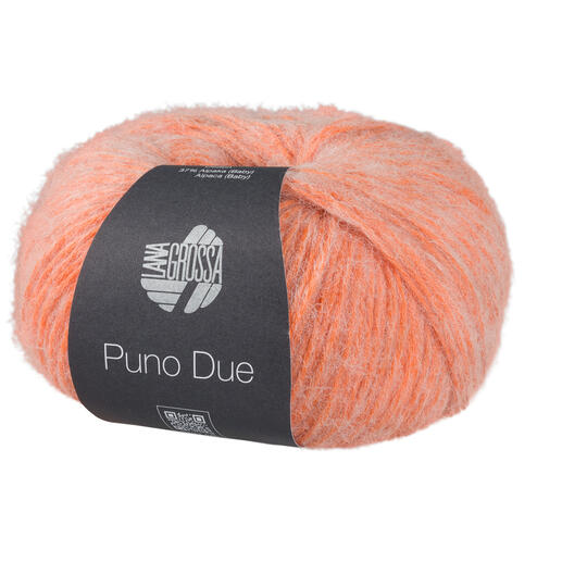 Garn Puno Due von Lana Grossa in Orange/Hellbeige