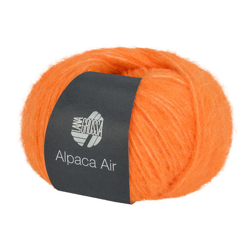 Alpaca Air von Lana Grossa in Orange