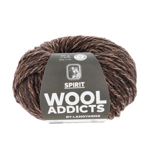 Wollknäuel Spirit von WOOLADDICTS in Braun, Farbe unbenannt