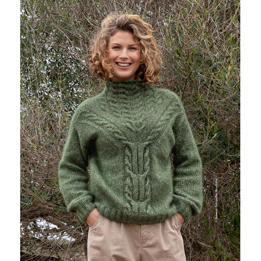 Anleitung 278/4, Pullover aus Briana Alpaca & Cotton von Austermann® 