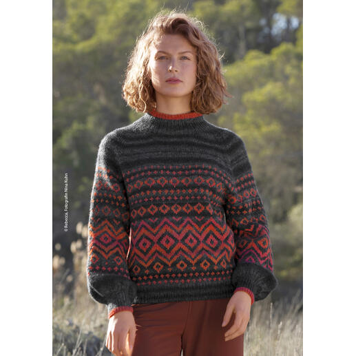 Anleitung 417/4, Pullover aus Akina von Austermann® 