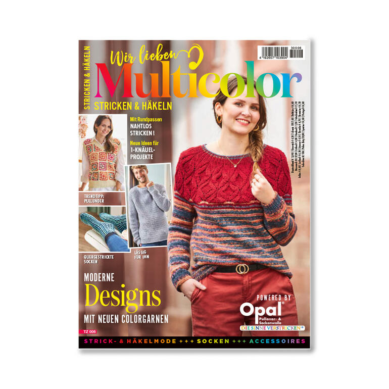 Heft - Opal Wir lieben Multicolor – Stricken & Häkeln 