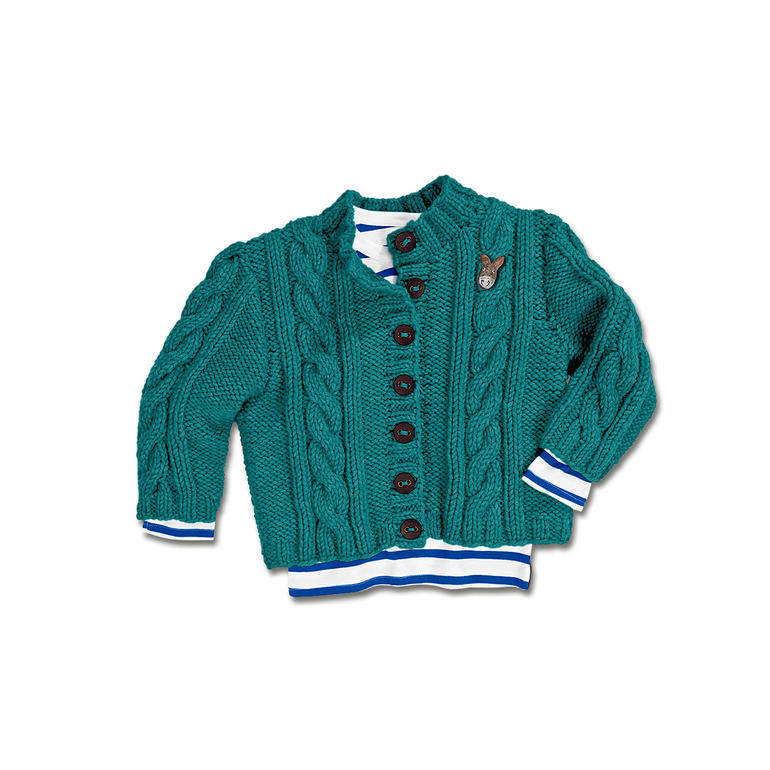 Anleitung 060/5, Kinderjacke aus Merino Dick von Junghans-Wolle 