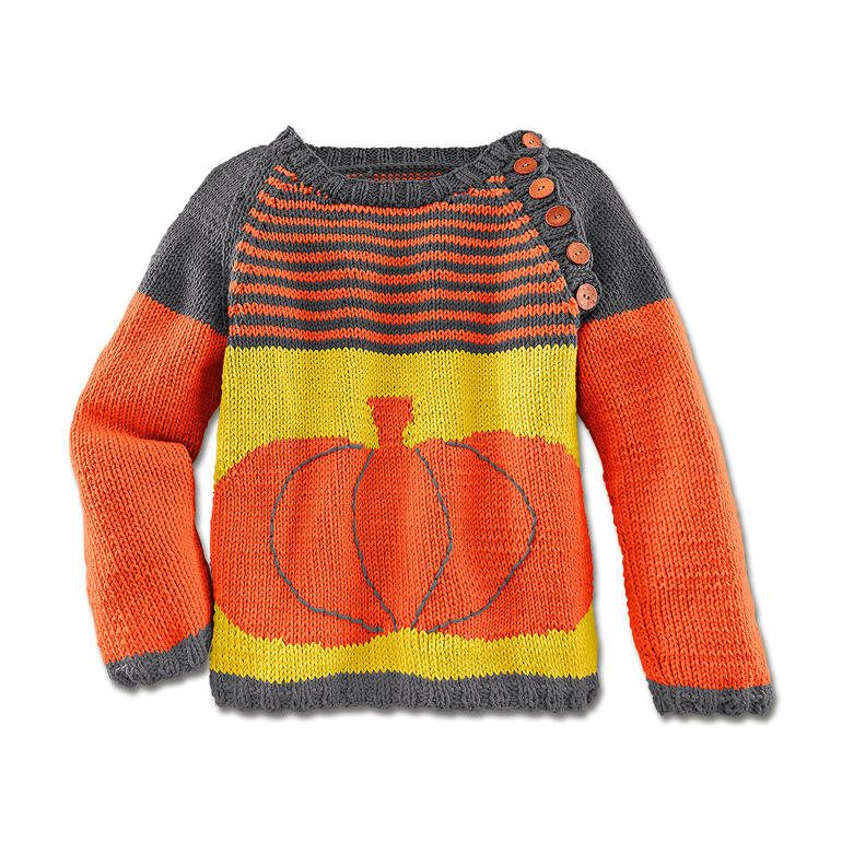 Anleitung 159/5, Raglan-Kinderpullover aus Cotonara von Junghans-Wolle 