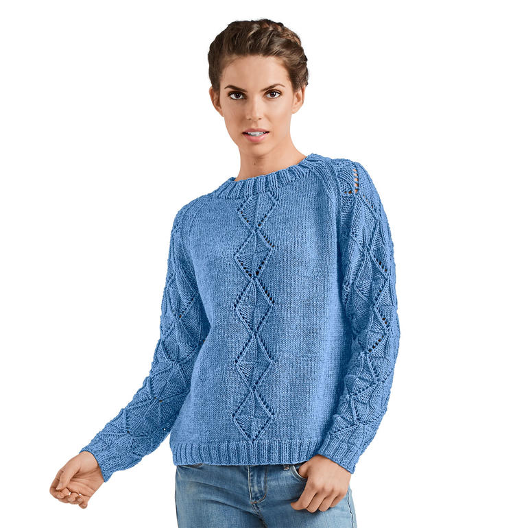 Anleitung 172/9, Damenpullover aus Merino-Extrafein von Junghans-Wolle 