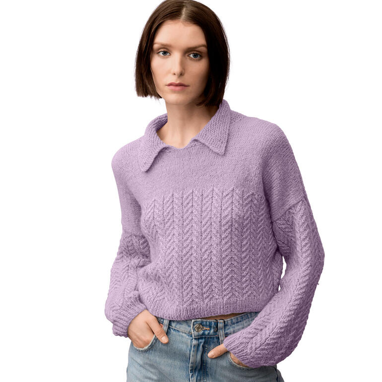 Anleitung 236/1, Pullover aus Luxury OMG von Rico Design 