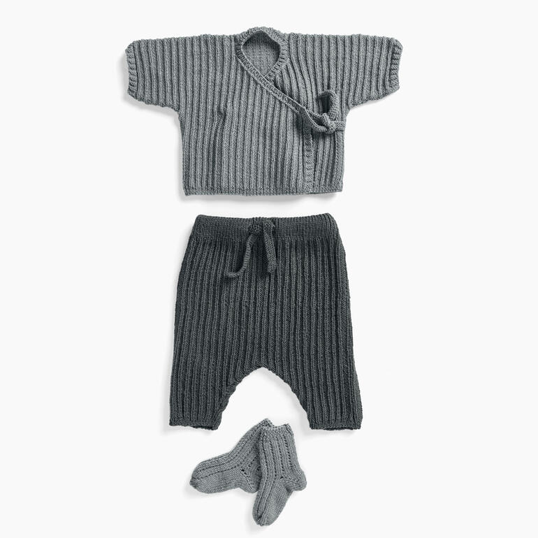 Anleitung 425/1, Baby Set aus Baby Merino von Rico Design 