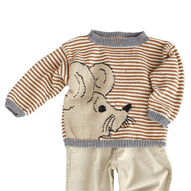 Anleitung 148/2, Kinderpullover aus Nuovo Merino 180 von Junghans-Wolle 